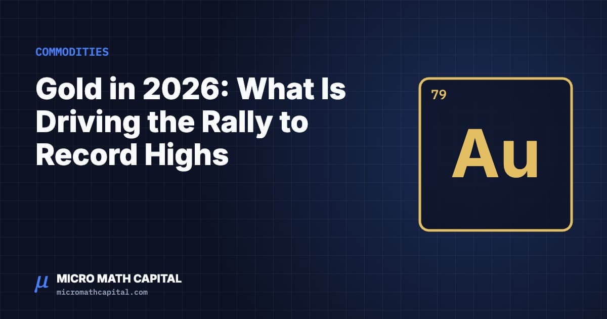 Micro Math Capital cover: Gold in 2026: What Is Driving the Rally to Record Highs