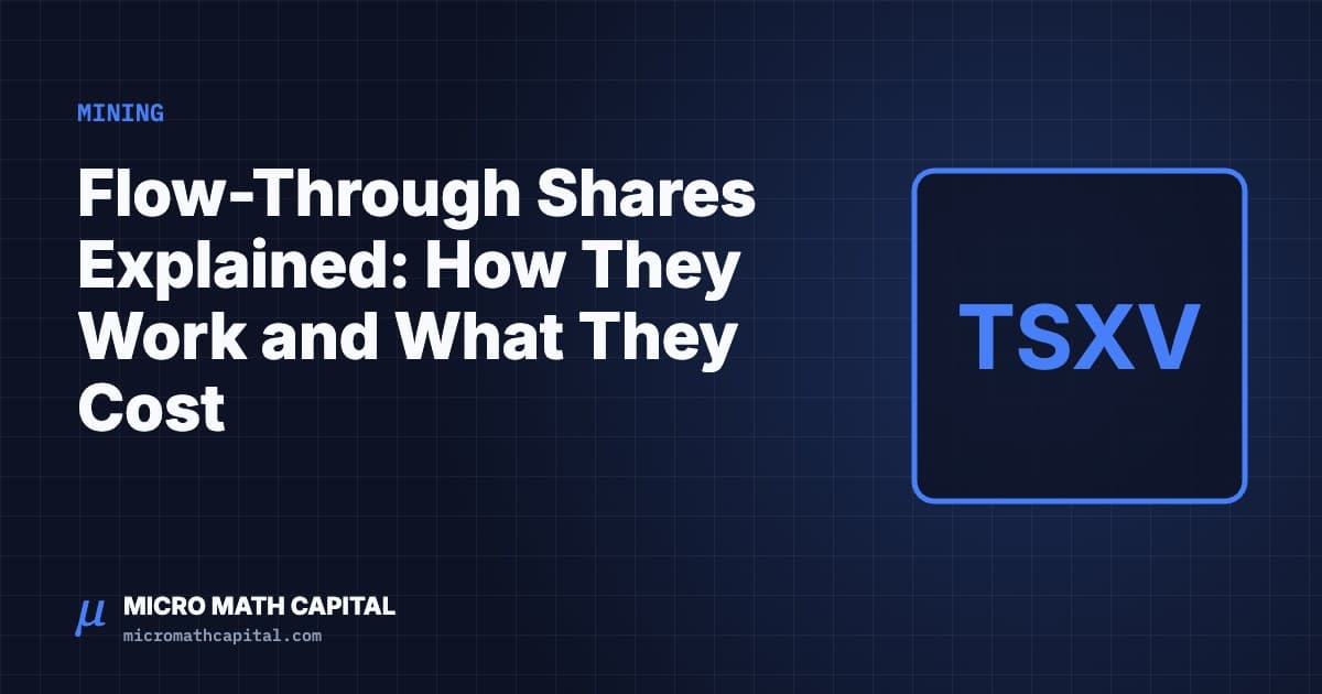 Flow-Through Shares Explained: How They Work and What They Cost