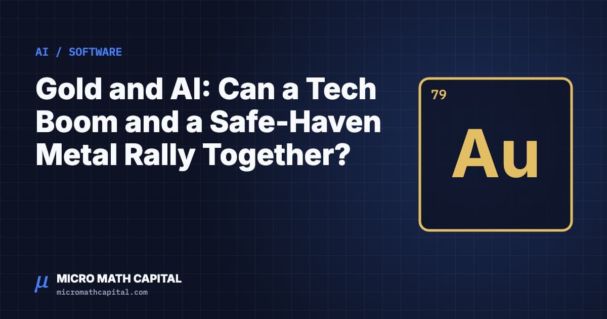 Gold and AI: Can a Tech Boom and a Safe-Haven Metal Rally Together?