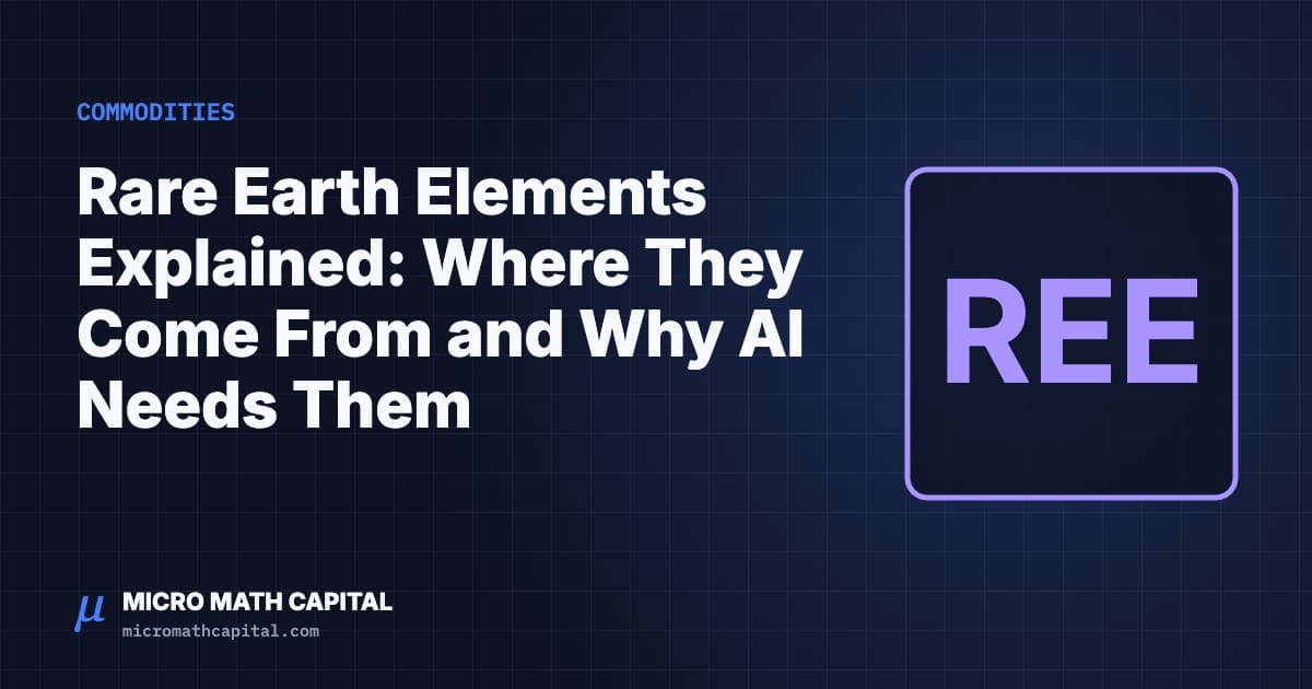 Rare Earth Elements Explained: Where They Come From and Why AI Needs Them