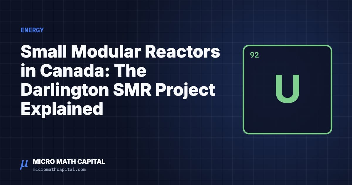 Small Modular Reactors in Canada: The Darlington SMR Project Explained
