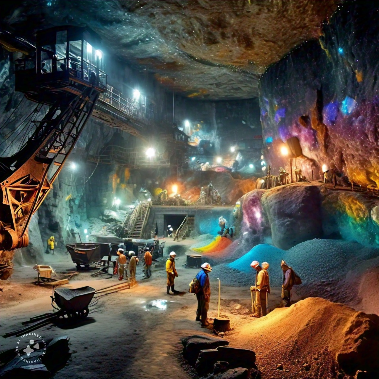 A mine full of rare earth minerals