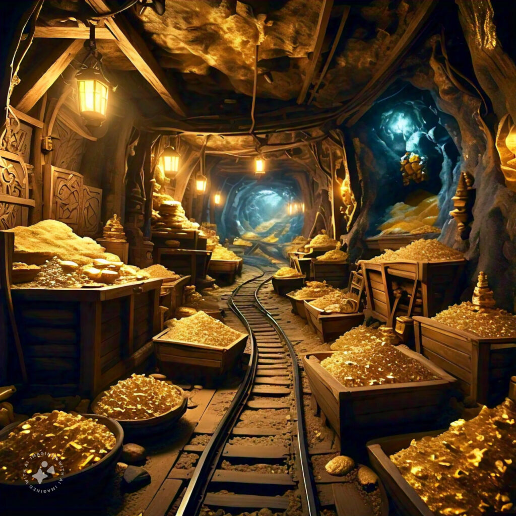 A vibrant gold mine