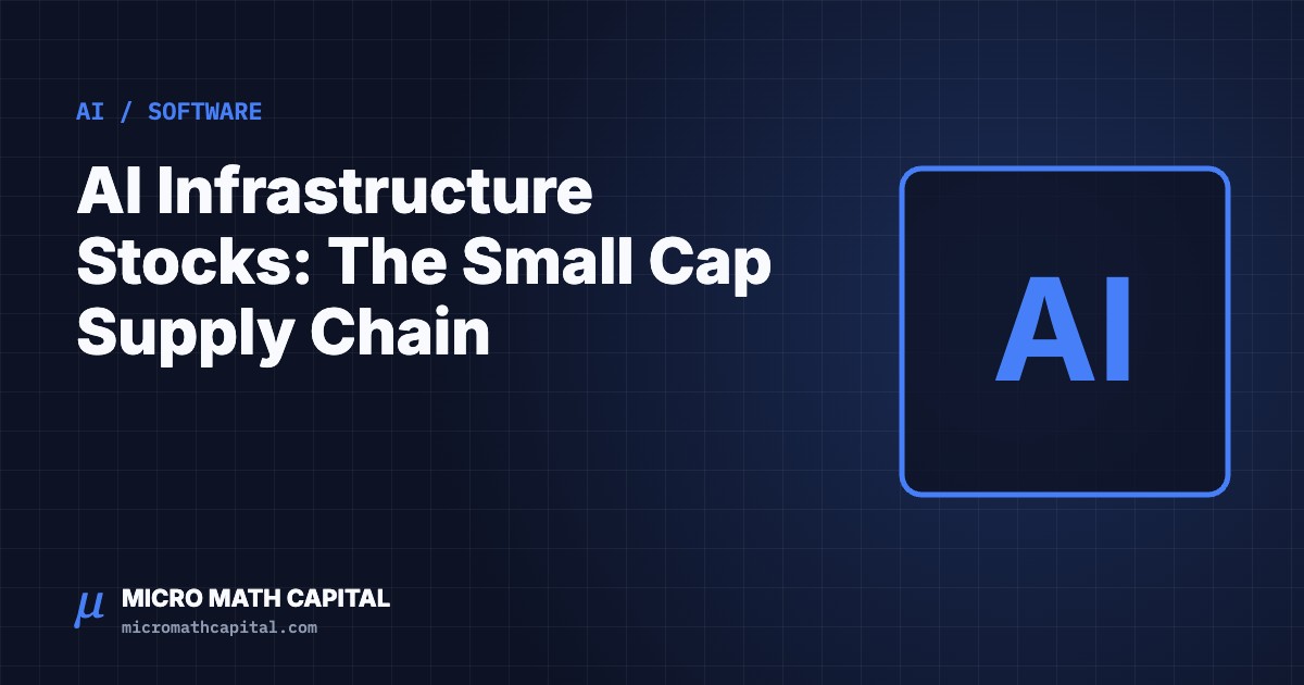 Micro Math Capital cover: AI Infrastructure Stocks: The Small Cap Supply Chain
