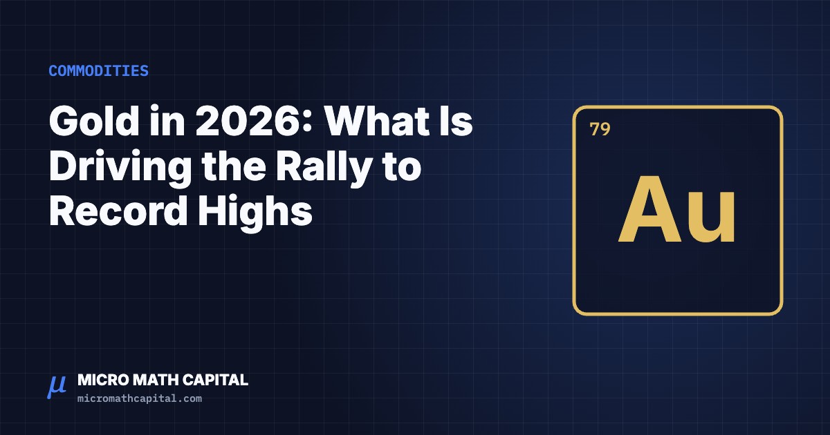 Micro Math Capital cover: Gold in 2026: What Is Driving the Rally to Record Highs 