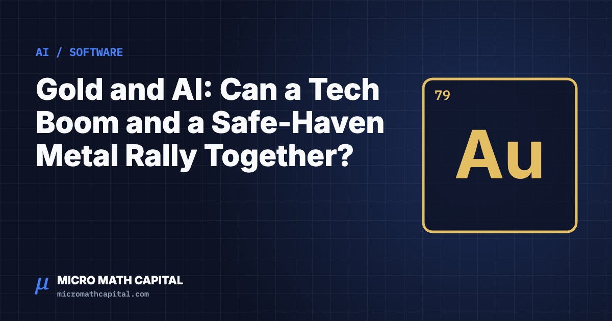 Gold and AI: Can a Tech Boom and a Safe-Haven Metal Rally Together?